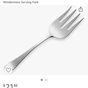 Almost new serving fork